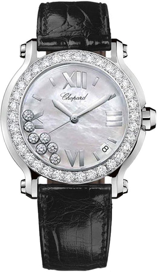 Chopard Happy Diamonds Watches Ladies Mother of Pearl White Battery Operated Quartz 278476-2002 Watch