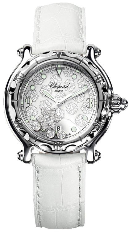 Chopard Happy Diamonds Watches  White Battery Operated Quartz 278949-3001 Watch