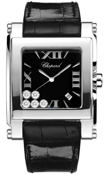 Chopard Happy Diamonds Watches Ladies Black Battery Operated Quartz 288447-3006 Watch