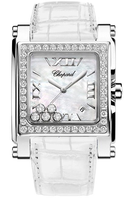 Chopard Happy Diamonds Watches Ladies White Battery Operated Quartz 288448-2002 Watch