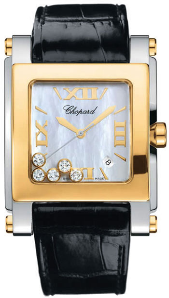 Chopard Happy Diamonds Watches Ladies Pearl White Battery Operated Quartz 288471-4001 Watch