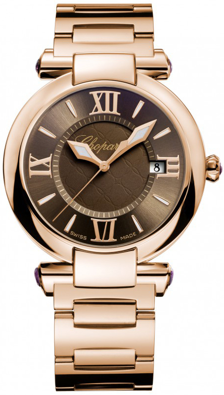 Chopard Imperiale Watches Ladies Brown Battery Operated Quartz 384221-5010 Watch