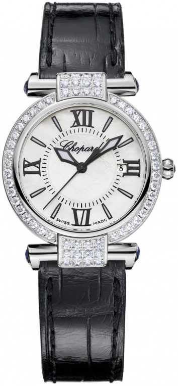 Chopard Imperiale Watches Ladies Pearl White Battery Operated Quartz 384238-1001 Watch