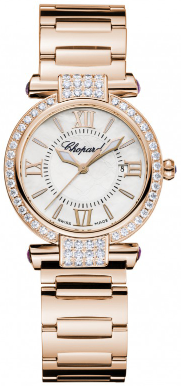 Chopard Imperiale Watches Ladies Mother of Pearl White Battery Operated Quartz 384238-5004 Watch