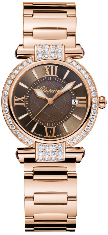 Chopard Imperiale Watches Ladies Brown Battery Operated Quartz 384238-5008 Watch