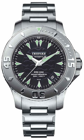 Chopard Luc Watches Mens Black Self winding Automatic Chronometer 158912-3001 Watch
