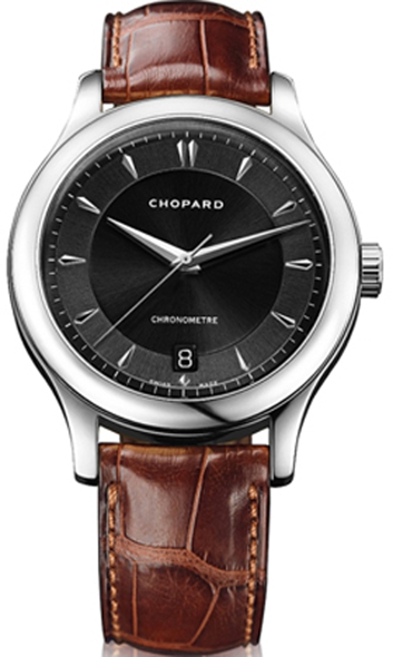 Chopard Luc Watches Mens Black Self winding Automatic Chronometer 161907-1001 Watch