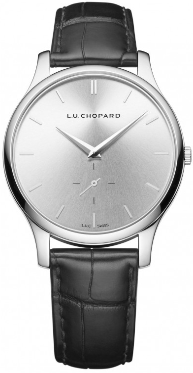 Chopard Luc Watches Mens Silver Self winding Automatic Chronometer 161920-1004 Watch
