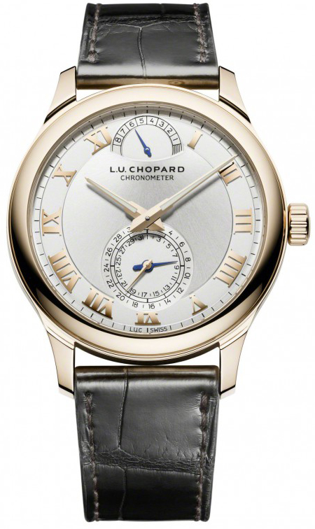 Chopard Luc Watches Mens Silver Manual Winding Chronometer 161926-5001 Watch