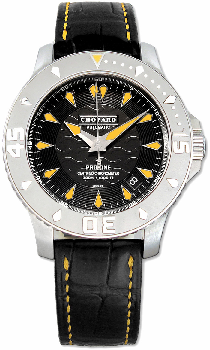 Chopard Luc Watches Mens Black Self winding Automatic Chronometer 168912-1 Watch