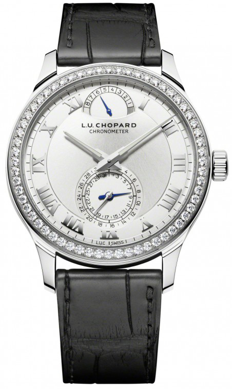 Chopard Luc Watches Mens Silver Manual Winding Chronometer 171926-1001 Watch