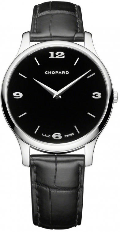 Chopard Luc Watches Mens Black Self winding Automatic Chronometer 161902-1001 Watch