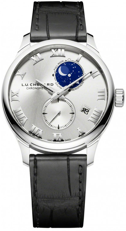 Chopard Luc Watches Mens Silver Self winding Automatic Chronometer 161934-1001 Watch