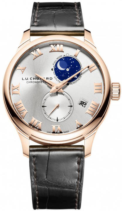 Chopard Luc Watches Mens Silver Self winding Automatic Chronometer 161934-5001 Watch