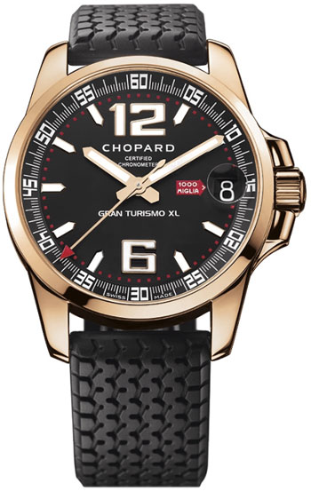 Chopard Mille Miglia Watches Mens Black Self winding Automatic Chronometer 161264-5001 Watch