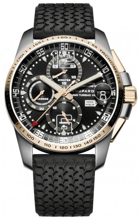 Chopard Mille Miglia Watches Mens Black Self winding Automatic Chronometer 168459-6001 Watch