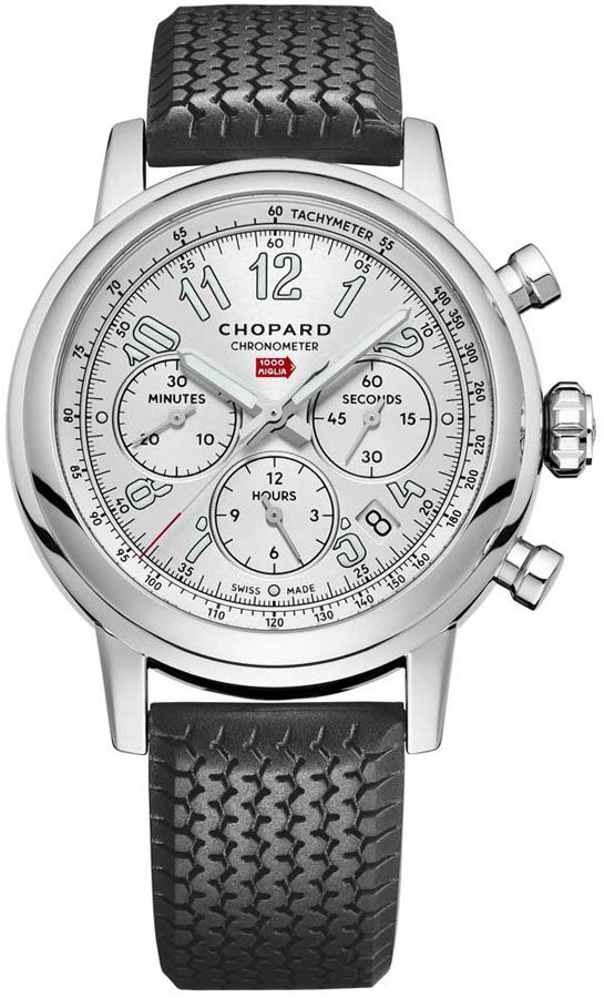Chopard Mille Miglia Watches Mens Silver Self winding Automatic Chronometer 168589-3001 Watch