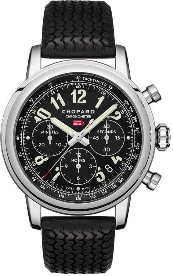 Chopard Mille Miglia Watches Mens Black Self winding Automatic Chronometer 168589-3002 Watch