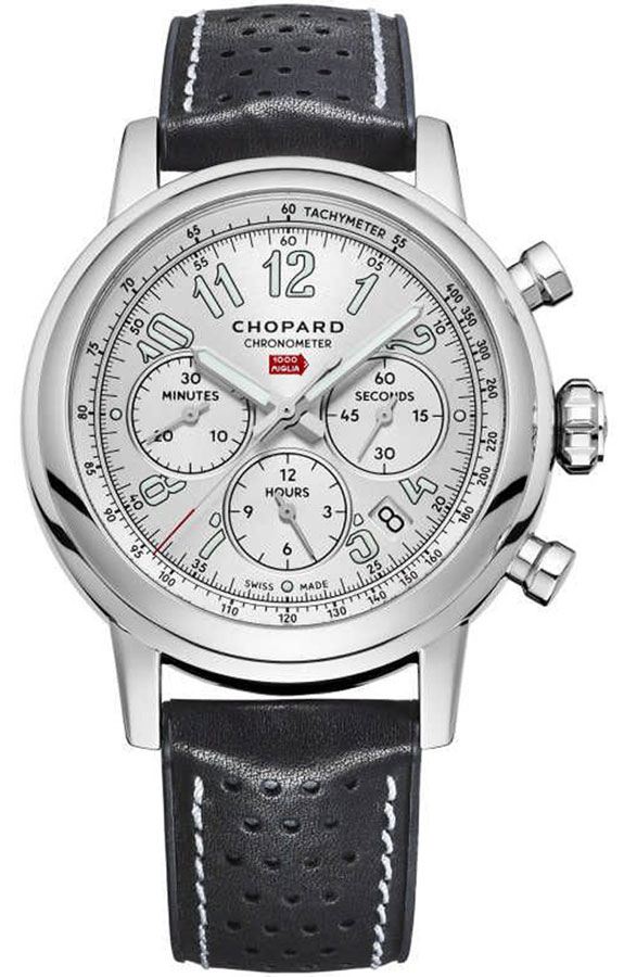Chopard Mille Miglia Watches Mens Silver Self winding Automatic 168589-3012 Watch