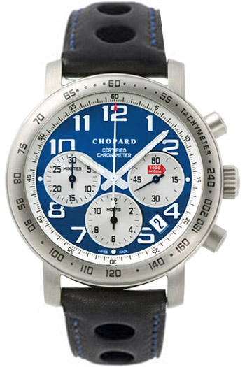 Chopard Mille Miglia Watches Mens Blue Self winding Automatic Chronometer 168915-3006 Watch
