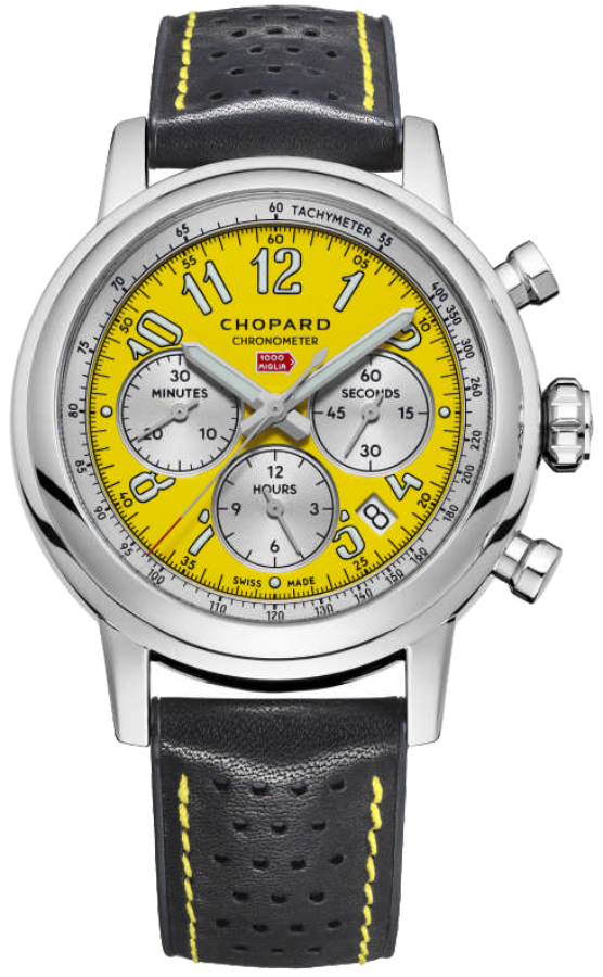 Chopard Mille Miglia Watches Mens Yellow Self winding Automatic Chronometer 168915-3007 Watch