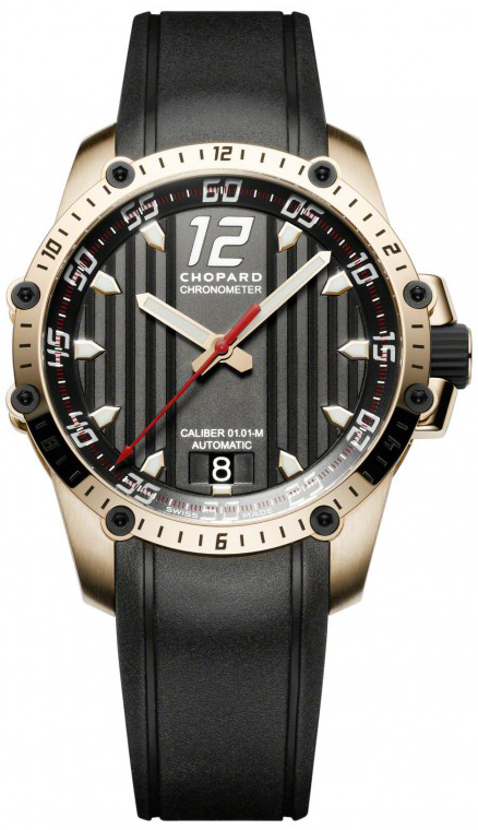 Chopard Classic Racing Watches Mens Black Self winding Automatic Chronometer 161290-5001 Watch