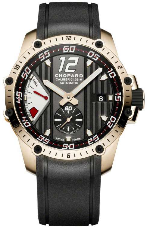 Chopard Classic Racing Watches Mens Black Self winding Automatic Chronometer 161291-5001 Watch