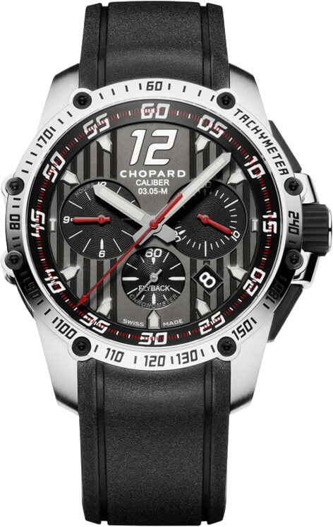 Chopard Classic Racing Watches Mens Black Self winding Automatic Chronometer 168535-3001 Watch