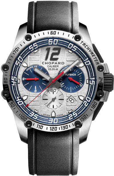 Chopard Classic Racing Watches Mens Silver Self winding Automatic Chronometer 168535-3003 Watch