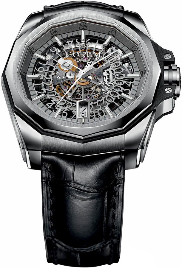 Corum Admiral Watches Mens Skeleton Self winding Automatic 08240104-0F01-FH10 Watch