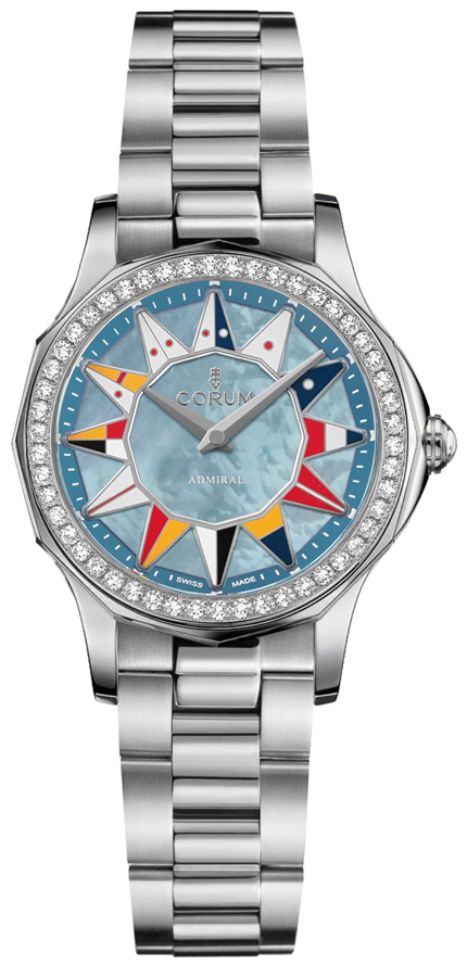 Corum Admiral Watches Ladies Blue Self winding Automatic 40010047-V200-AB13 Watch