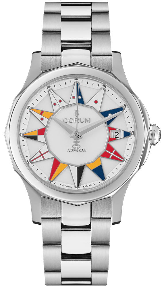 Corum Admiral Watches Ladies White Self winding Automatic 08220020-V200-BL12 Watch