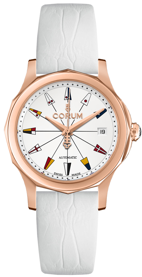 Corum Admiral Watches Unisex White Self winding Automatic 08220055-0009-AA13 Watch
