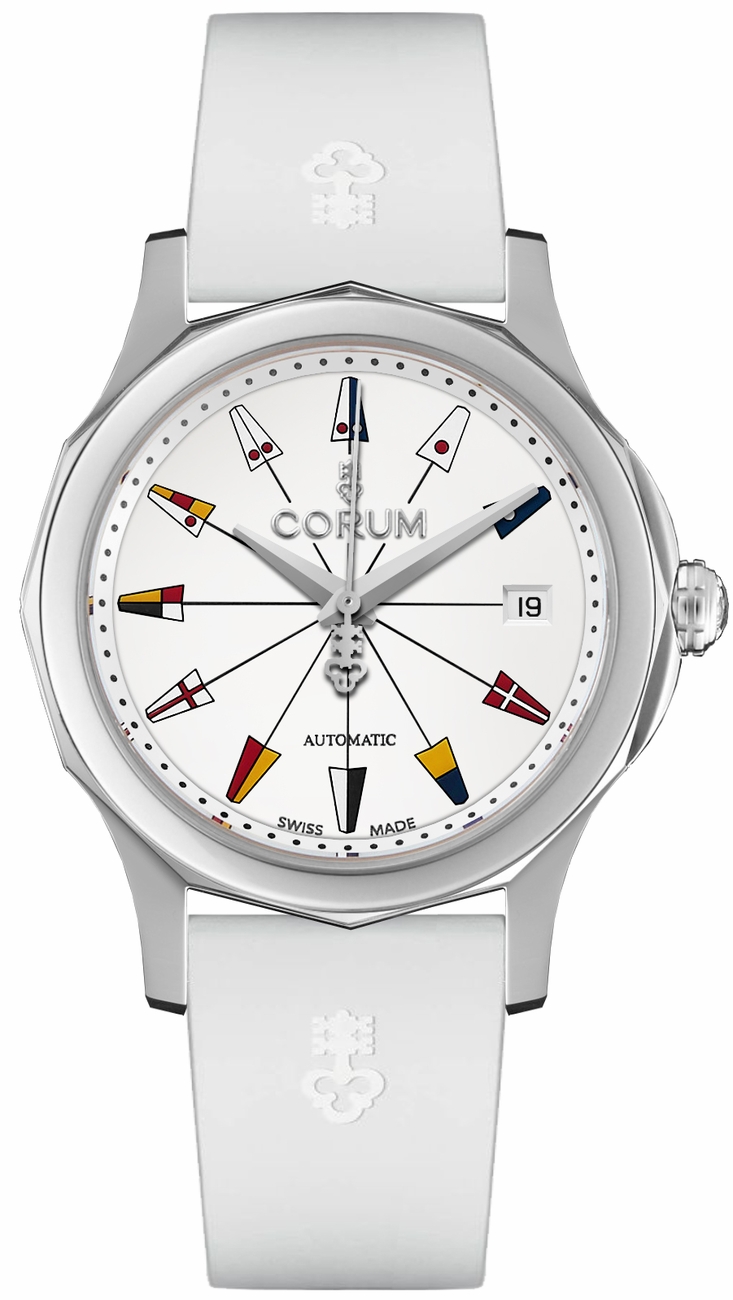Corum Admiral Watches  White Self winding Automatic 08220020-0379-AA12 Watch