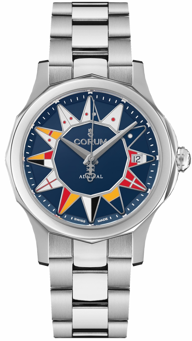 Corum Admiral Watches Ladies Blue Self winding Automatic 08220020-V200-AB12 Watch