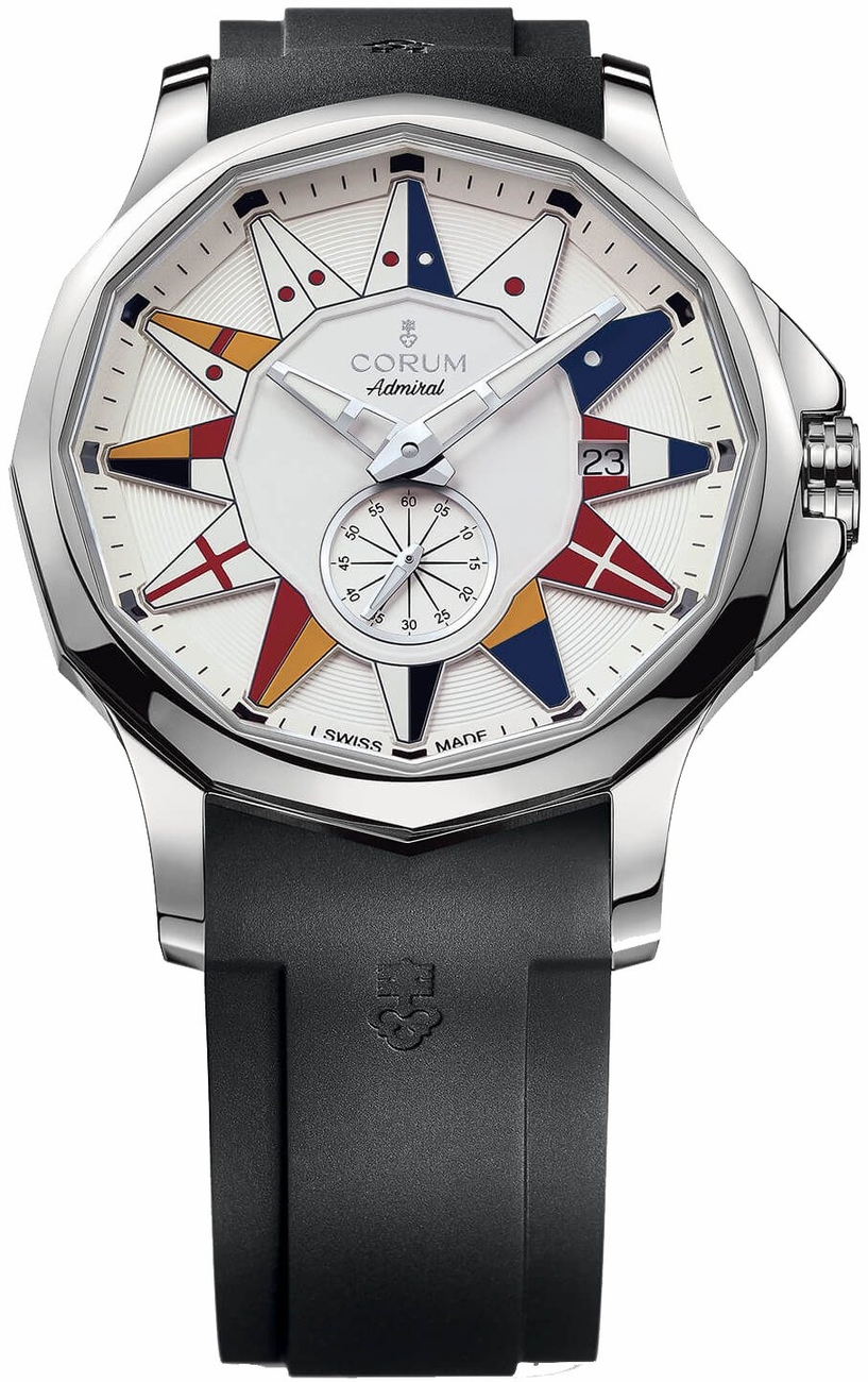 Corum Admiral Watches Mens Brass Silver Self winding Automatic 39510120-F371-AA12 Watch