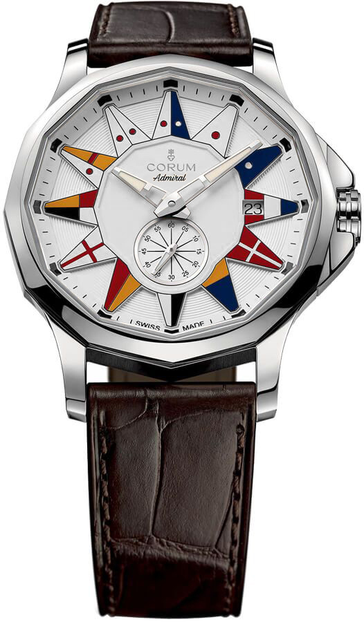 Corum Admiral Watches Mens Silver Self winding Automatic 39510120-0F02-AA12 Watch