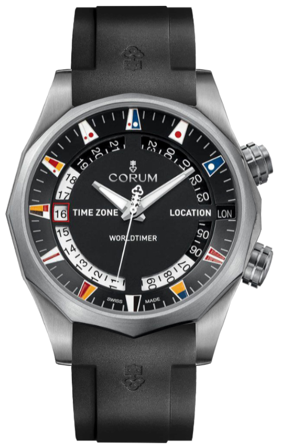 Corum Admiral Watches Mens Brass Black Self winding Automatic 63710104-F371-AN03 Watch