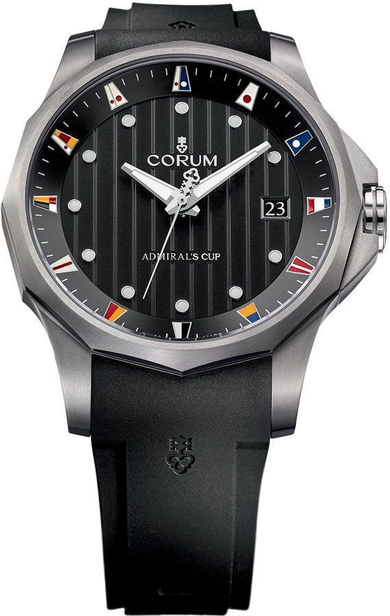 Corum Admiral Watches Mens Brass Black Self winding Automatic 40310004-F371-AN11 Watch