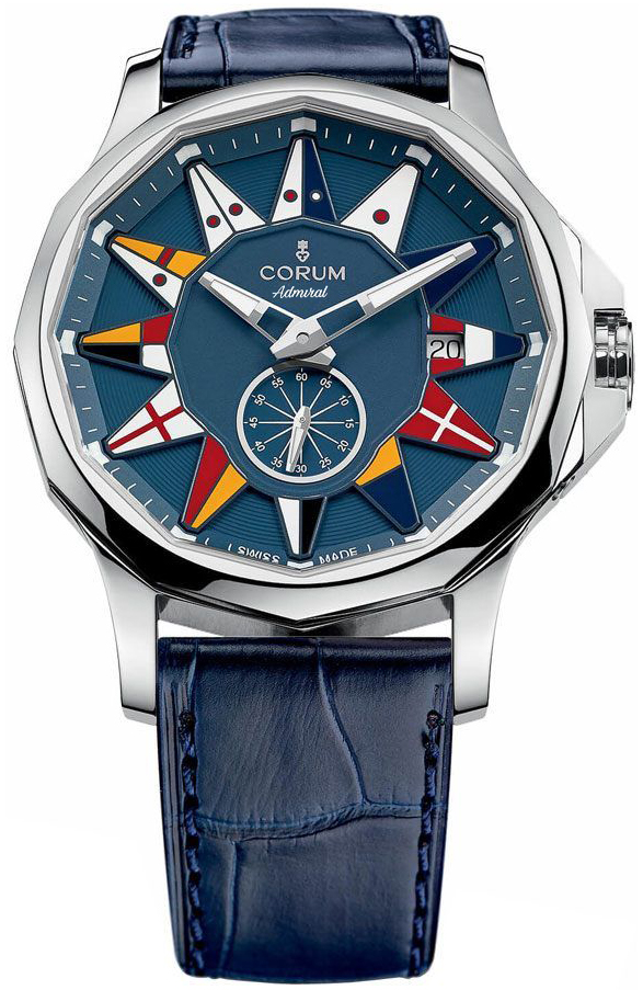 Corum Admiral Watches Mens Blue Self winding Automatic 39510120-0F03-AB12 Watch