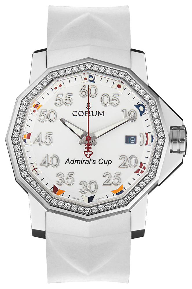 Corum Admiral Watches Mens White Self winding Automatic 08296147-F379-AA12 Watch