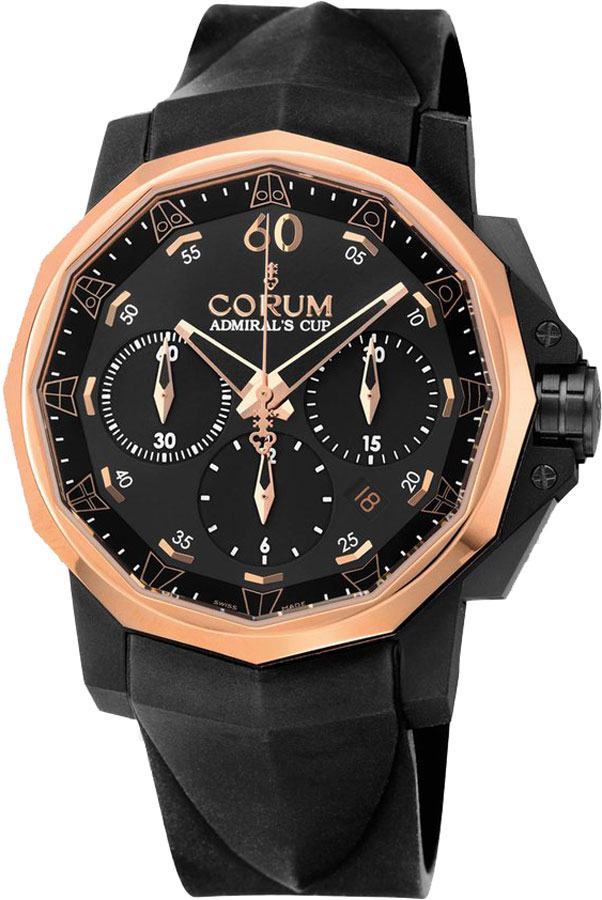 Corum Admiral Watches Mens Black Self winding Automatic 75380303-0371-AN22 Watch
