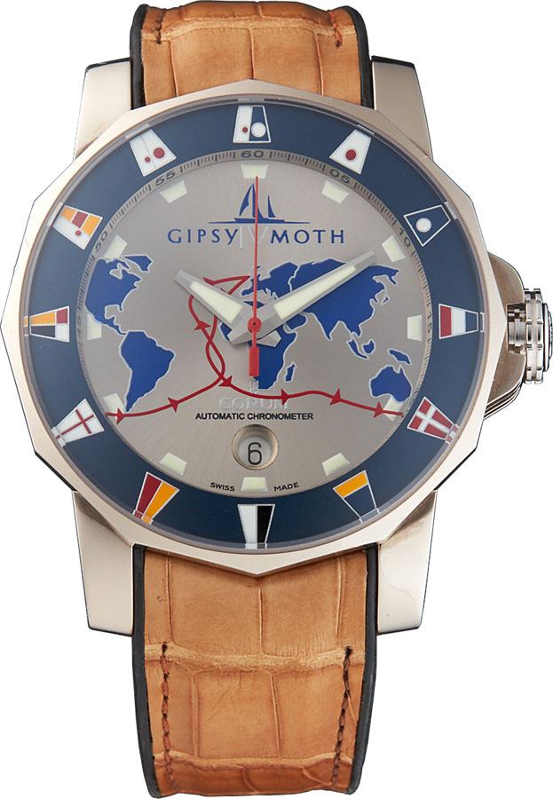 Corum Admiral Watches Mens Silver Self winding Automatic Chronometer 98268359-OF02-AGGI Watch