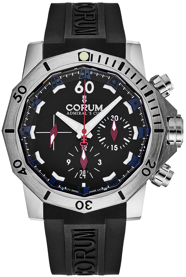Corum Admiral Watches Mens Black Self winding Automatic A753-03581 Watch