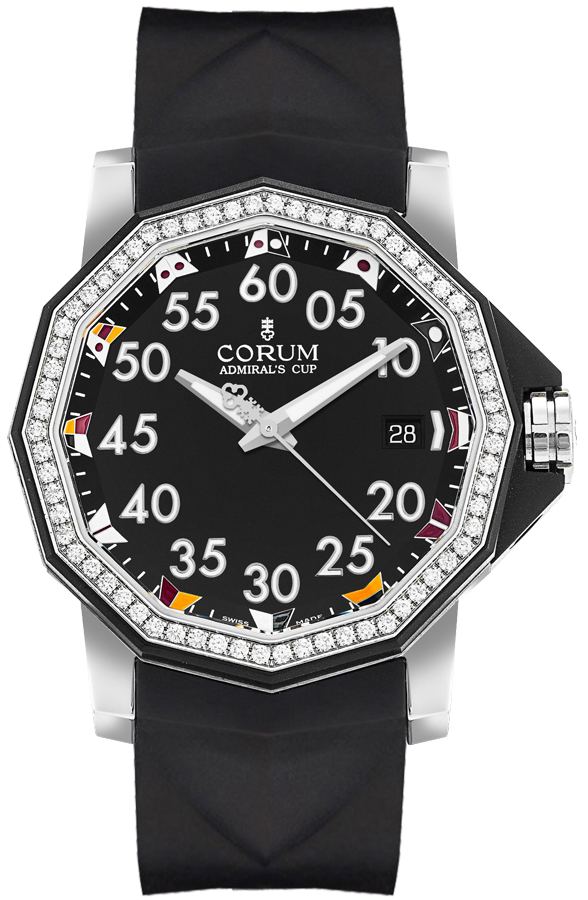 Corum Admiral Watches Mens Black Self winding Automatic 08295447-F371-AN32 Watch