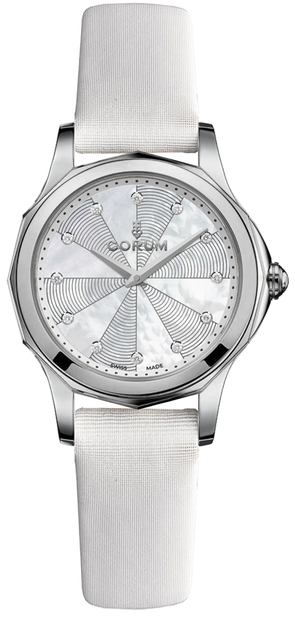 Corum Admiral Watches Ladies White Battery Operated Quartz 02010020-0049-PN09 Watch