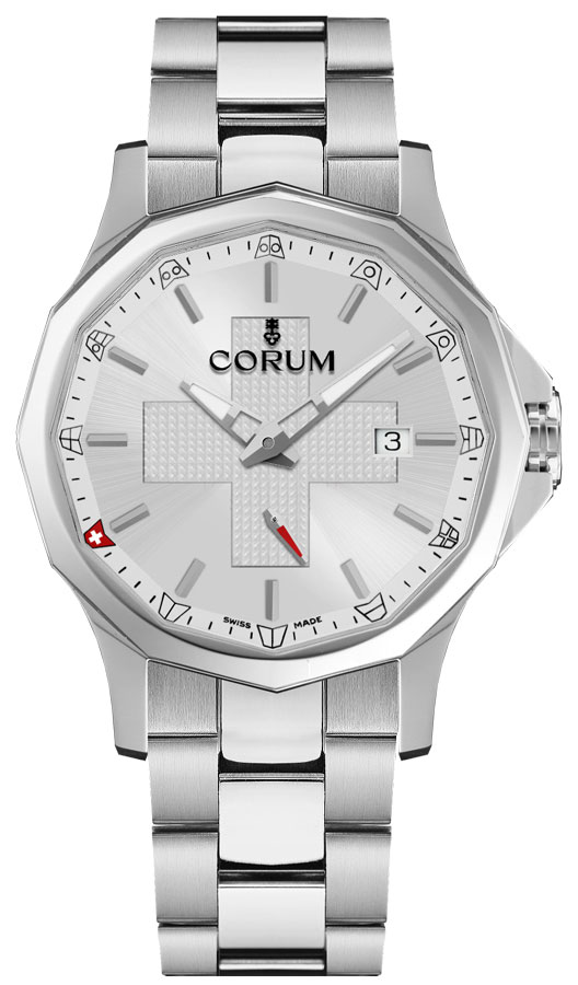 Corum Admiral Watches Mens Silver Self winding Automatic 39511220-V720-AA01 Watch