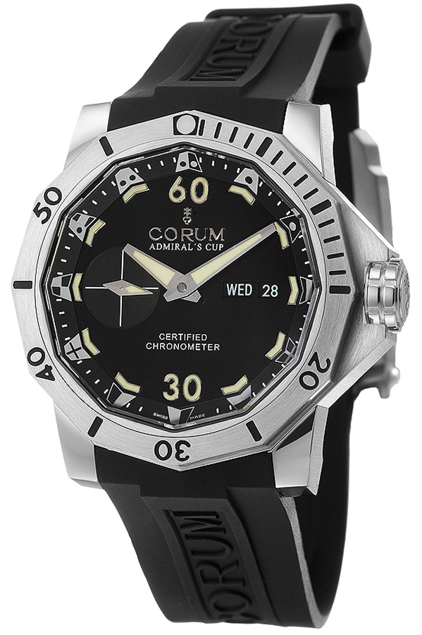 Corum Admiral Watches Mens Black Self winding Automatic 94740104-0371-AN12 Watch