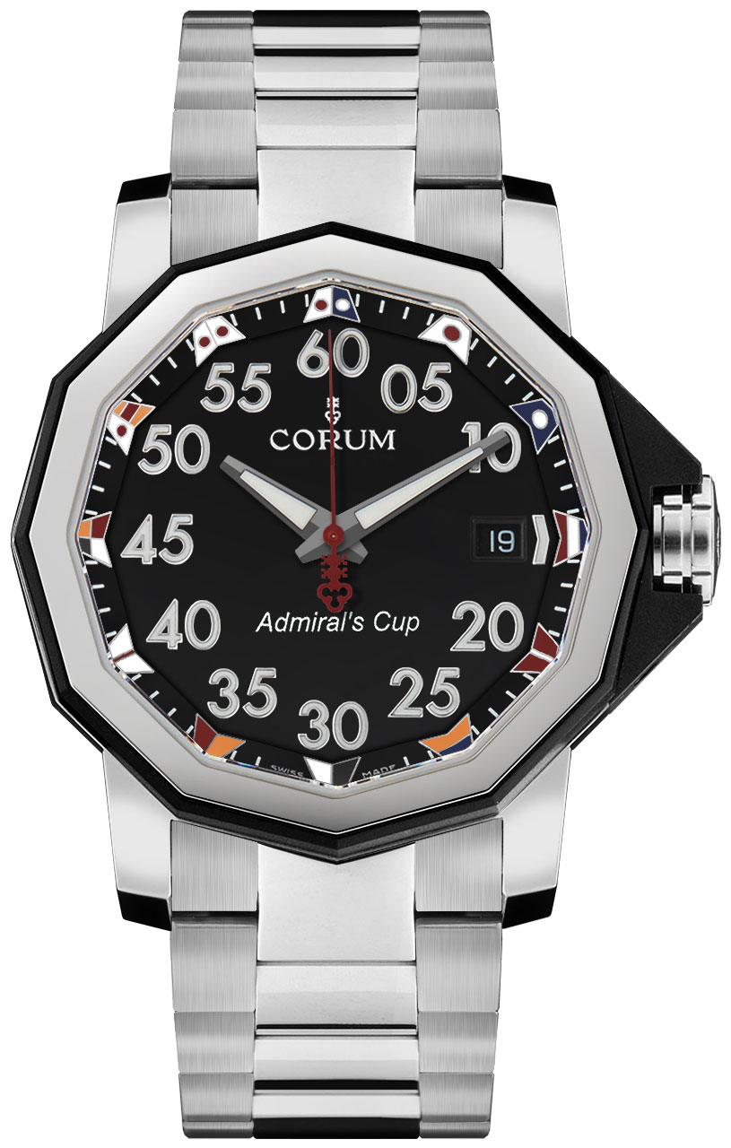 Corum Admiral Watches Mens Black Self winding Automatic A082-03375 Watch