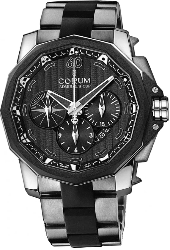 Corum Admiral Watches Mens Black Self winding Automatic Chronometer 75393506-V791-AN52 Watch